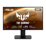 ASUS TUF Gaming VG289Q, 28 Inch4K (3840x2160) Gaming monitor, IPS, 90% DCI-P3, DP, HDMI, FreeSync, Low Blue Light, Flicker Free, Shadow Boost, HDR 10, Black