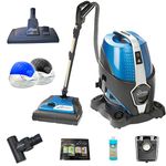 Sirena Bagless Vacuum Cleaner Premium Pack - Lightweight Water Filtration Pet Vacuum - Bonus 2 Twister Air Purifier, HEPA Filter and Turbo Brush - Hardwood Floor Sweeper and Pet Hair Cleaner