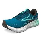 Brooks Men's Glycerin 20 Neutral Running Shoe, Moroccan Blue/Black/Spring Bud, 11.5