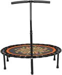 Cobuy 40" Foldable Rebounder Mini Trampoline with Adjustable Height, Ideal for Rebounding Exercise and Cardio