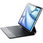 ESR for iPad Air 13 Inch Case Keyboard M4/M3/M2 (2026/2025/2024) & iPad Pro 12.9 inch (6th/5th/5th/3rd) Magic Keyboard, Easy-Set Floating Cantilever Stand, Precision Trackpad, Rebound Series, Black