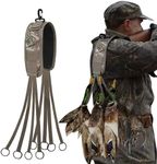 MYDAYS Limit Deluxe Game Strap Bottom Land Slip Ring Tote Carrier Waterfowl Floating Duck Carrier Neck Style (Camo, L)