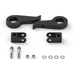 1-3" Torsion Bars Key for 2011-2019 Chevy Silverado GMC Sierra 2500HD 3500HD 4WD, With Shock Extender Brackets, Adjustable Forged Suspension Leveling Lift Kits