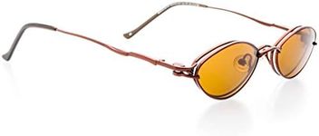 Clip-On ONLY Magnetic Eyewear - Oval Shape, Metal Optical Shape Frames -Espresso