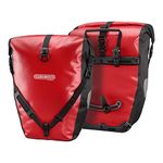 Ortlieb Unisex's Back-Roller Classic QL2.1 Bicycle Bag (1 Pair) -Black/Red, 40 Litre