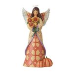 Enesco Jim Shore Heartwood Creek Fall Harvest Angel with Sunflowers Figurine, 8.25 Inch, Multicolor