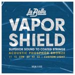 LaBella VSA1152 Vapor Shield Acoustic Guitar String, Custom Light 11-52