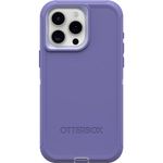 OtterBox iPhone 15 Pro MAX (Only) Defender Series Case - MOUNTAIN MAJESTY (Purple), screenless, rugged & durable, with port protection, includes holster clip kickstand