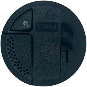 HALOTEC Interruptor Regulador de luz de suelo | Regulador lampara pie | 4-100W | Dimmer lámparas de pie | Atenuador de Intensidad Luces LED | Regulador intensidad luz | Fabricado en Italia | Negro