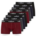 FM London (4/8-Pack) Mens Boxers with Elastic Waist - Soft Boxer Shorts Men with HyFresh Technology for Odour Protection, Stretch Fit Mens Underwear for Everyday Wear - Fitted Hipster Boxers for Men