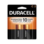 Duracell Copper Top C Duracell Coppertop C Alkaline Batteries 1.5 Volt 2 Each