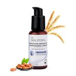 The Skin Story Moroccan Argan Oil Hair Serum | For Silky and Shinny Hair with Anti Frizz | Contains 100% Organic Morocaan Oil | Reduces Hair Damaged & Restores Natural Elasticity | Non-Sticky Hair Serum for All Hair Types | 40ml