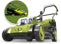 Sun Joe 24V-X2-17LM 48-Volt 17-Inch Mulching Walk-Behind Lawn Mower w/11-Gallon Grass Catcher & 6-Position Height Adjustment, Included, Cordless, Kit (w/ 2x 4.0-Ah Battery and Charger)