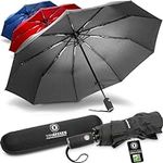 Travel Umbrella by Van Beeken - Compact Umbrella for Travel, Portable Windproof Umbrellas for Rain
