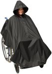 Bramble - Waterproof Wheelchair Poncho Cover Full Body Coverage, Windproof & Protects from Rain, Universal Fit for Mobility Scooter & Wheelchairs