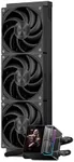 PCCOOLER CPS DS360 AIO Liquid CPU Cooler Liquid Cooling - 3 Pack F5 R120 Case Fans - Digital Monitor 360mm Liquid Cooler CPU for AM4 AM5 Intel LGA 1700/1851/20XX AIO Water Cooler (DS360 Display BK)