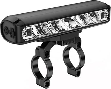 Linist Super Bright Bicycle Light for Night Riding – 1800Lumen USB Rechargeable Front Cycle Headlight with 4 Modes, 8000mAh Battery, IPX4 Waterproof & Wide Range LED Bicycle Light