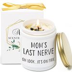Gifts for Mom from Daughter and Son, Mom’s Last Nerve, Oh Look It's on Fire,Mom Gift, Mother’s Day Birthday Christmas Thanksgiving Day Gift for Mom Vanilla Lavender Candle
