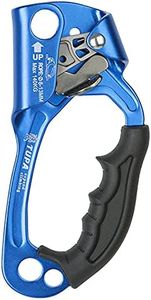 ANCLLO Hand Ascender Rock Climbing Tree Arborist Rappelling Gear Equipment Rope Clamp for 8 12MM Rope-Blue