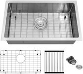 Lonsince Stainless Steel Kitchen Sinks for RV,25 X 15 inch RV Sink 7" Depth,Undermount Single Bowl Kitchen Sink