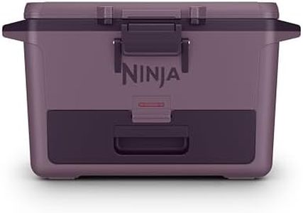 Ninja FrostVault 50qt Hard Cooler with Dry Zone | Integrated Fridge-Temp Dry Storage Drawer | Premium Heavy-Duty Insulated Cooler | Keeps Ice Cold for Days | Smokey Mauve | FB151PU2