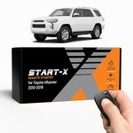 Start-X Remote Starter Kit for Toyota 4Runner (2010, 2011, 2012, 2013, 2014, 2015, 2016, 2017, 2018, 2019) Vehicles | Key Ignition | Plug & Play Install | Lock 3X to Remote Start | Zero Wire Splicing