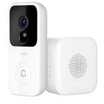 MADV Smart Wireless Video Doorbells 2M, 2K HD Video, Smart Voice-Changing, HD Infrared Night Vision, Clear Two Way Audio, Easy Setup in Mintues,Security Camera System for Outdoor Home