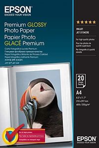 Epson A4 Premium Glossy Photo Paper 20 Sheets