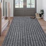 Morefany Outdoor/Indoor 2ft x 6ft Runner Rug, Hallway Custom Sizes Non-Slip Rubber Backing Area Runner Rugs Waterproof Carpet Rugs for Kitchen Entryway Balcony Garage Stair Laundry