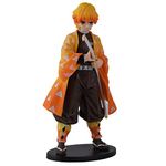 Offo Demon Slayer Anime Zenitsu Agatsuma Action Figure for Home Decors, Office Desk and Study Table (17 cm)