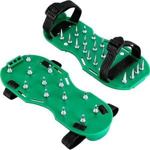 Zorvafit Lawn Aerator Shoes & Epoxy Flooring Spikes | Dual-Purpose Aeration Shoes with Removable Spikes | Gardening Shoes for Lawn Care