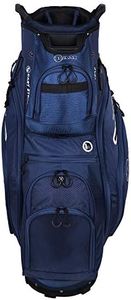 Ram Golf FX Deluxe Golf Cart Trolley Bag with 14 Way Divider Top (Navy)