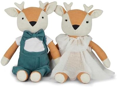 Haus & Kinder Cotton Plush Rag Doll for Boys and Girls, Sleeping Cuddle Baby Soft Doll|Noah and Sophia (Pack of 2),Assorted