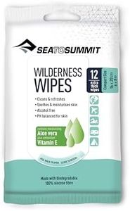 Sea to Summit Wilderness Wipes, Compact Size (Pack of 12)