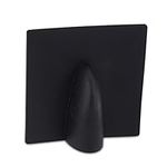 SSL 1-Pack Black Roman Nose Cover - Black Brick Buster Plate - Cable Wall Entry Tidy - Cover Satellite/Coaxial