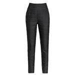 Womens Down Pants Winter Warm Elastic High Waist Quilted Ultralight Puffy Snow Ski Pants Trousers(Black,M)