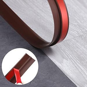 16.4ft Peel and Stick Floor Transition Strip, Carpet to Tile Transition Edging Trim Suitable for Doorways Threshold (Cover Height Within 5mm)