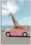 Giraffe Wall Art Canvas Bathroom: F