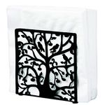 Black Metal Tree & Bird Design Tabletop Napkin Holder / Freestanding Tissue Dispenser - MyGiftÃ‚® by MyGift