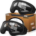 OXG Kids Motorcycle Goggles, 2-Pack Dirt Bike Goggles for Child, ATV Off-Road Racing Goggles for Boys Girls