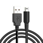 Tuxaoii 3DS USB Charger Cable, Power Charging Cord Compatible with Nintendo New 3DS XL/New 3DS/ 3DS XL/ 3DS/ New 2DS XL/New 2DS/ 2DS XL/ 2DS/ DSi/DSi XL, Black