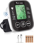 DR VAKU® BP Machine Monitor Digital Fully Automatic Upper Arm Blood Pressure Checking Monitor with Talking Function Intellisense Technology Cuff Kit For Home Best Most Accurate Measurement- Black