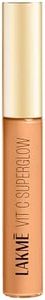 LAKMÉ Makeup+Skincare Vit C Superglow Natural Liquid Concealer, Full Coverage, 16 Sand, 5.4ml (All Skin Type)