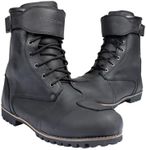 RKsports RKone Blend 10052 Motorcycle Motorbike Waterproof Boots Brown (black, UK Footwear Size System, Adult, Men, Numeric, Medium, 10)