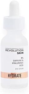 Makeup Revolution Skincare London Siero Contorno Occhi al 5% di Caffeina e Acido Ialuronico, Riduce le Occhiaie e il Gonfiore del Contorno Occhi, Vegano e Cruelty-Free, 30ml