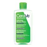 Cerave Micellar Water Hydrating Facial Cleanser and Eye Makeup Remover with Essential Ceramides, Hyaluronic Acid and Niacinamde (Vitamin B3), Fragrance Free & Non-irritating, 296ml