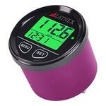 GPS Speedometer Odometer Waterproof with Green/Red/Blue Digital Display Backlight. Universal Suitable ATV-UTV-Marine-Boats-Motorcycle-Automobile-Motor Vehicles-Bikes-Golf Carts (Purple)