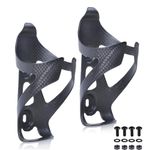 ThinkTop 2 Pack Ultra-Light Full Carbon Fiber Bicycle Bike Drink Water Bottle Cage Holder Brackets for Road Bike MTB Cycling