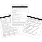 Teeth Whitening Intake, Consent, and Aftercare Form | 75 Pack | 8.5 x 11" A1 Forms | Clients Signature | 25 Intake Forms, 25 Consent Forms, 25 Aftercare Forms