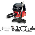 Numatic Hi-Power 3-Stage Professional Canister Vacuum Cleaner, HVX200-22, Henry Xtra, with Accessory Tool kit (Color: Red) - The Vacuum Cleaner That Provides an Effective Odor Control System.